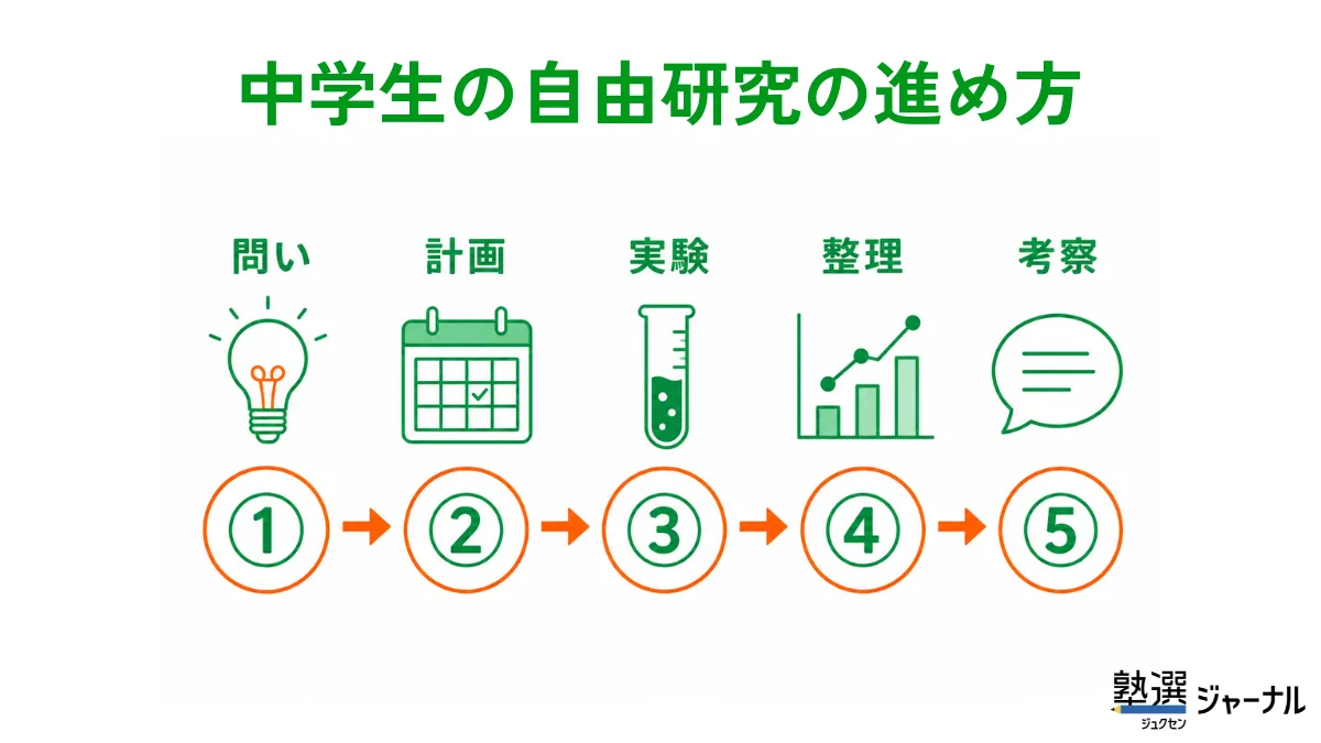 中学生の自由研究の進め方