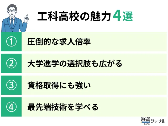 都立の工科高校の魅力4選