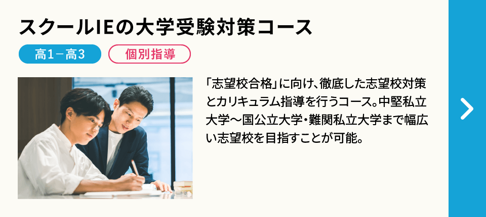 スクールieの大学受験対策コース