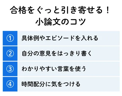 現役塾講師直伝!合格をグッと引き寄せる、高校受験・小論文のコツ4選