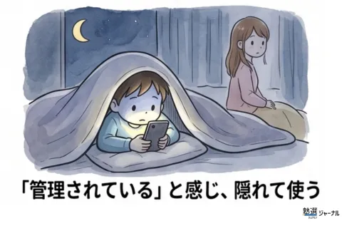 デジタルデトックスに失敗する原因②子どもが納得していない