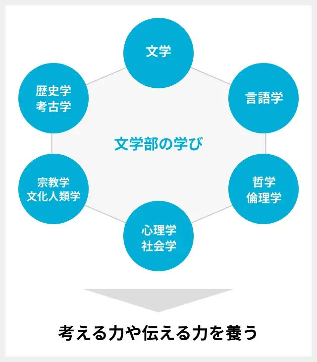 文学部で学べる内容
