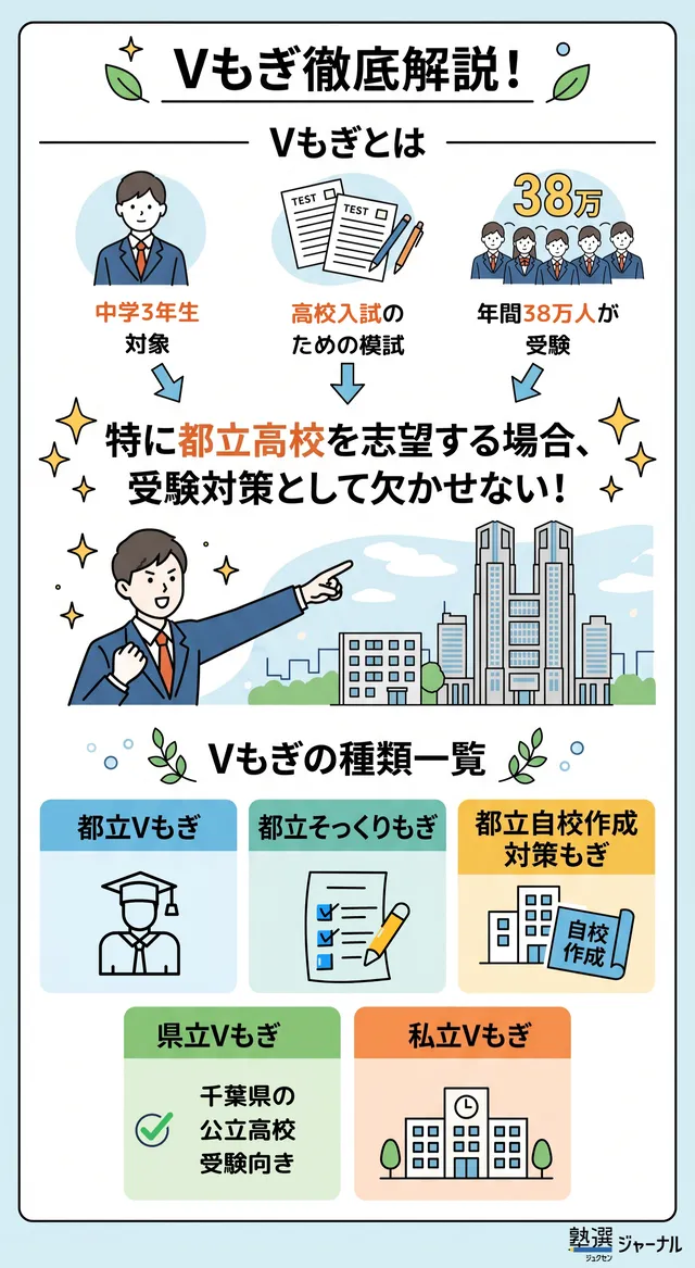 Vもぎとは_都立入試を目指す中3は受験必須の模擬試験