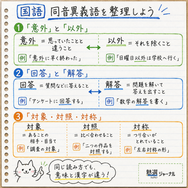 中2国語20分