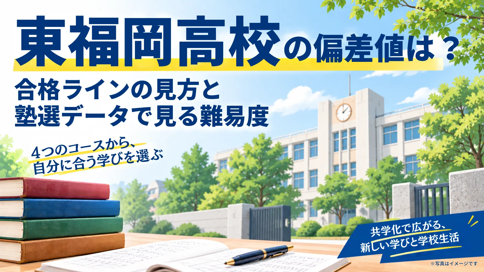 東福岡高校の偏差値は？合格ラインの見方と塾選データで見る難易度