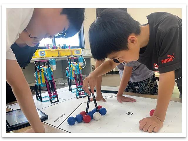 ロボッチャスクールの授業風景