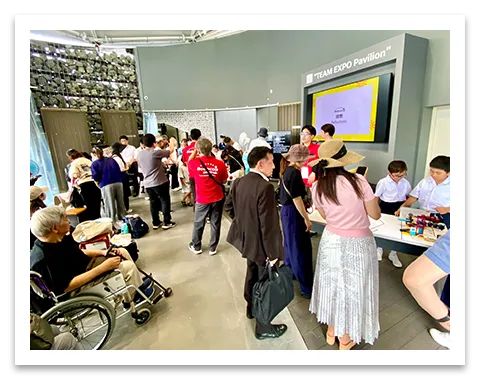 大阪関西万博ロボッチャEXPOの様子3