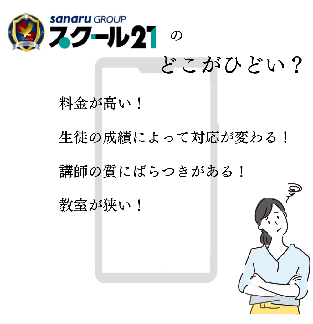 スクール21にひどい評判がある理由とは？