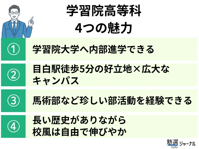 学習院高等科とは－4つの魅力_現役塾講師監修