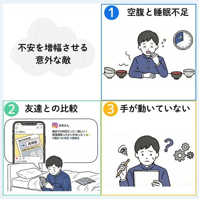 高校受験の不安を増幅させる意外な敵とは