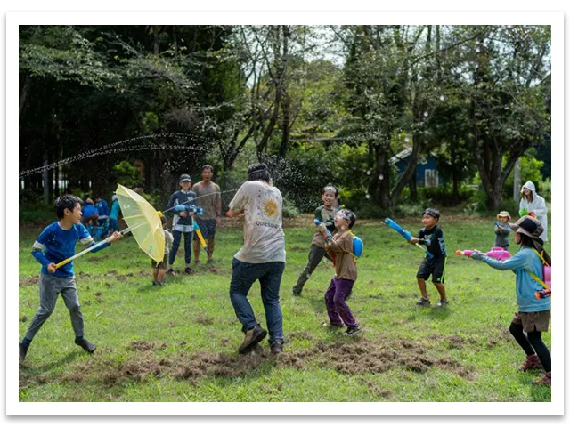 原っぱ大学での子どもの様子