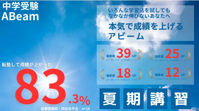 324 中学受験アビーム 夏期講習2025