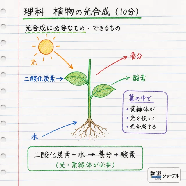中1理科10分