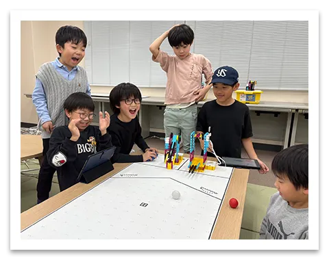 ロボッチャスクールの授業風景_データサイエンス