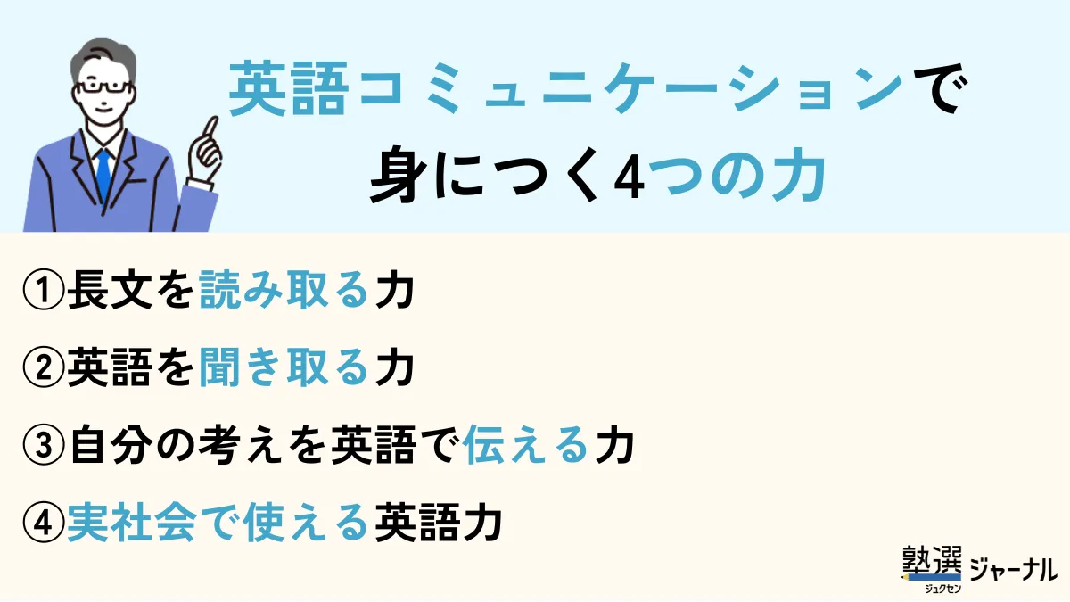 英語コミュニケーションで身につく力