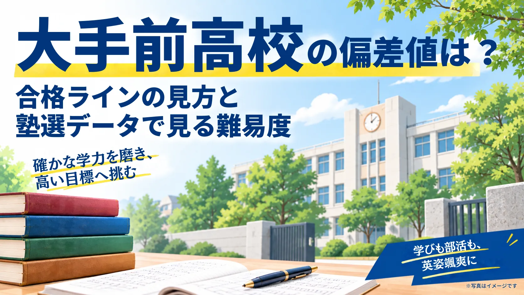 大手前高校の偏差値は？合格ラインの見方と塾選データで見る難易度